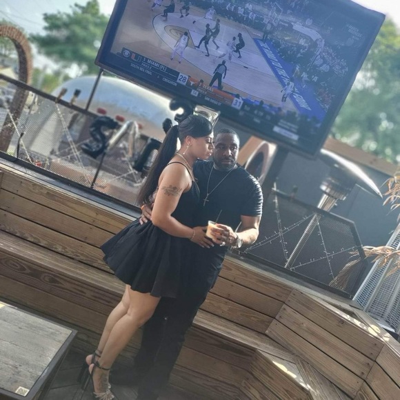 Satin Rufffle Dress - Picture 4 of 4